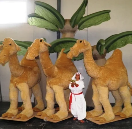 Estrella guía y camellos