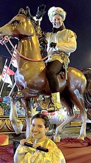 Heraldos anunciantes Reyes Magos