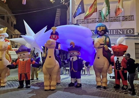 Reyes Magos a camello