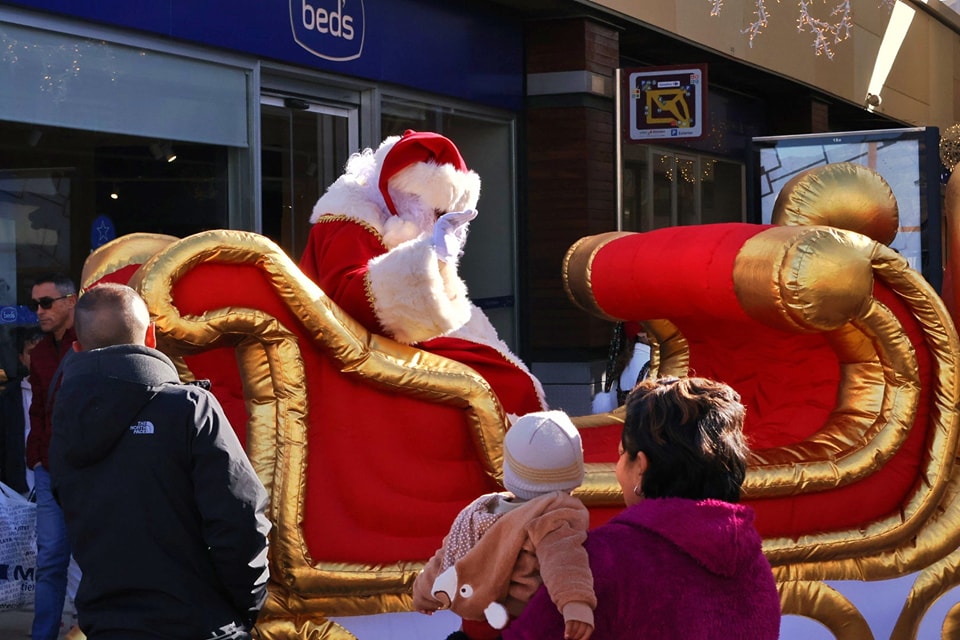 El trineo de la navidad